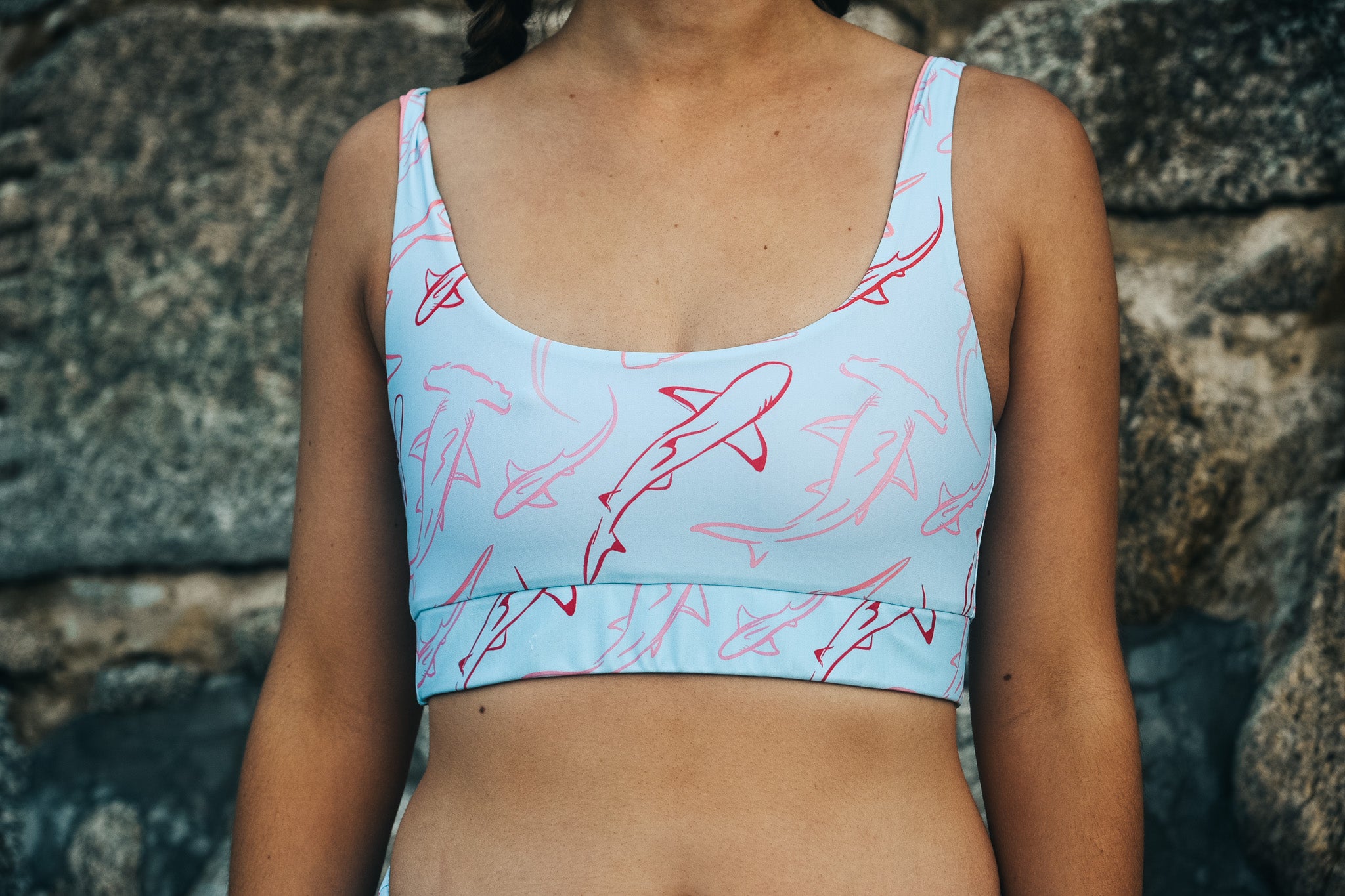 Shark Bikini Top Rewild Swimwear