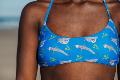 Basking Shark Bikini Top